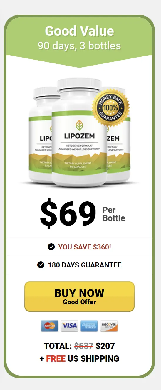 Buy lipozem 3 Bottle